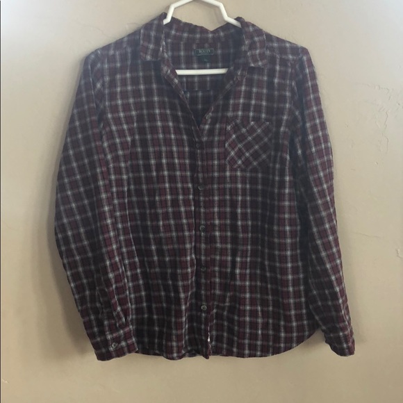 Roots Tops - Roots Canada Flannel Top Roots Tops - Roots Canada Flannel Top